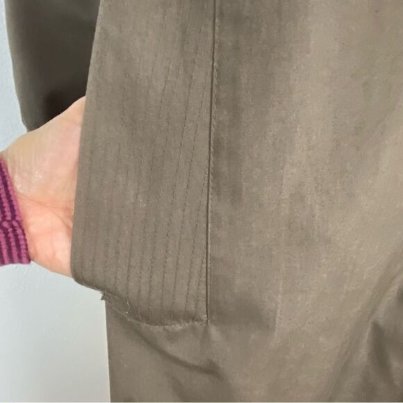 Vintage Winning Edge Womens Tan Trench Coat‎ All-weather Office Career Academia - Picture 11 of 15